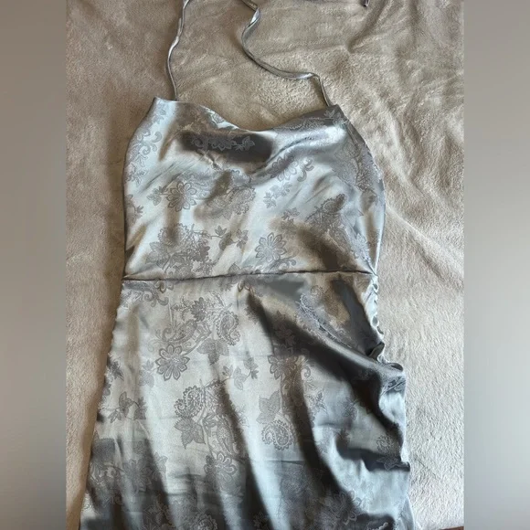 CIDER HALTER SLIP DRESS - Picture 2 of 7